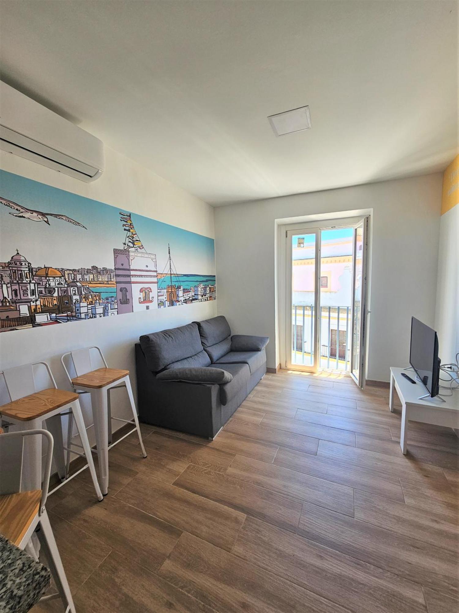 Apartamentos Plaza Santo Domingo Cadiz Dış mekan fotoğraf